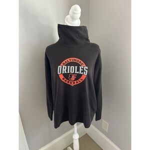MLB BALTIMORE ORIOLES Levelwear Verve Sunset Back Slit Pullover Sweater Baseball